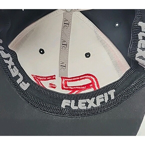 Rahfish Flexfit Black Red Hat The Authentic T-Shirt Company XL/XXL - Picture 10 of 12